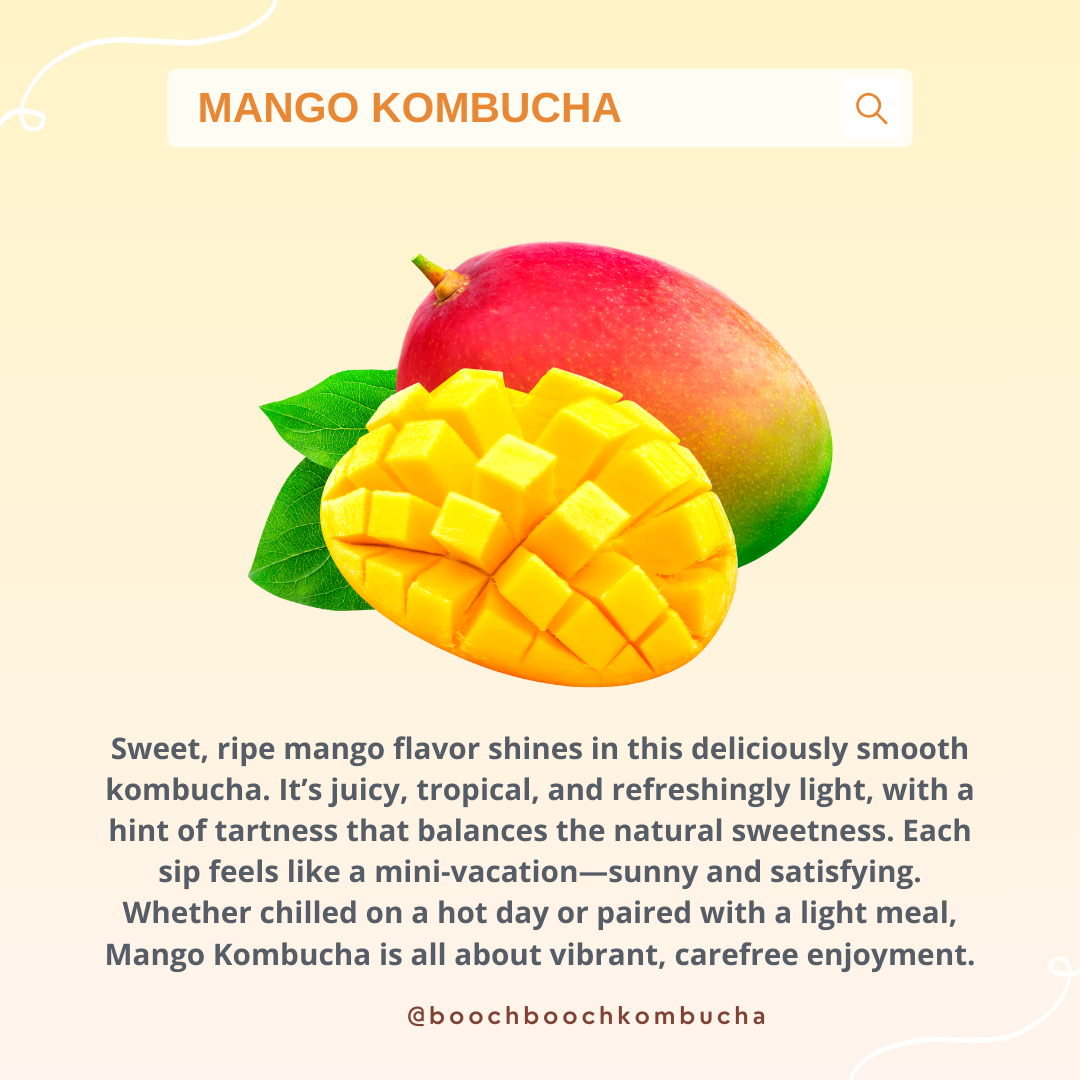 1 Litre x 2 Mango Kombucha