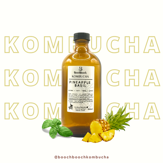 500ml x 3 Pineapple Basil Kombucha